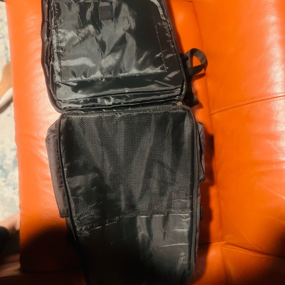 Black Multifunctional Backpack With San Antonio P… - image 6